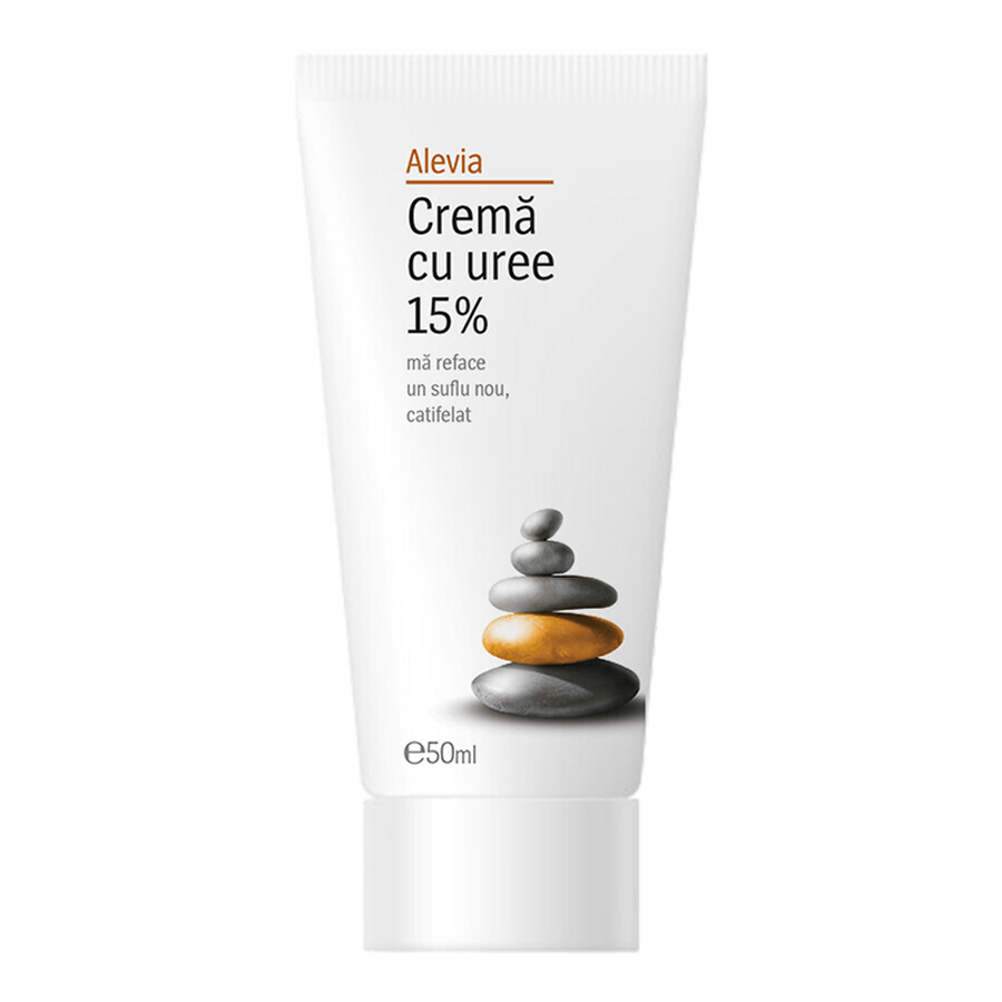 Crema con urea 15%, 50 ml, Alevia