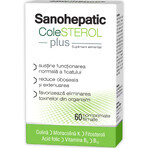 Sanohepatic COLESTEROL Plus, 60 comprimidos recubiertos con película, Zdrovit