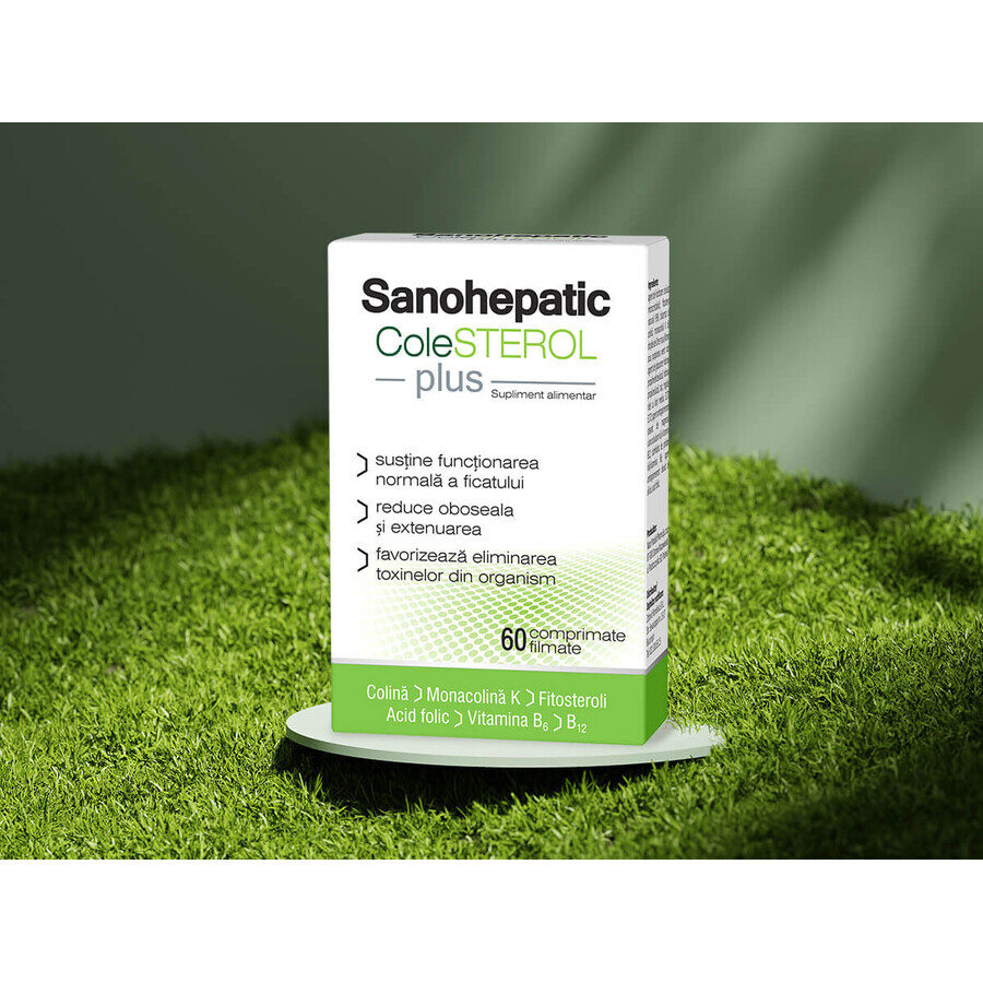 Sanohepatic COLESTEROL Plus, 60 comprimidos recubiertos con película, Zdrovit