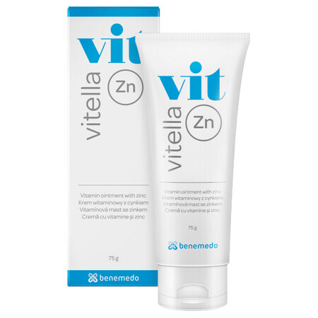 Benemedo Vitella Zn Crema con vitaminas y zinc, 75 g