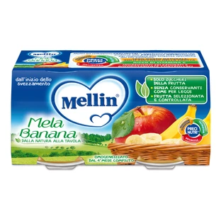 Mellin Homogénéisé Pommes Bananes 2x100g