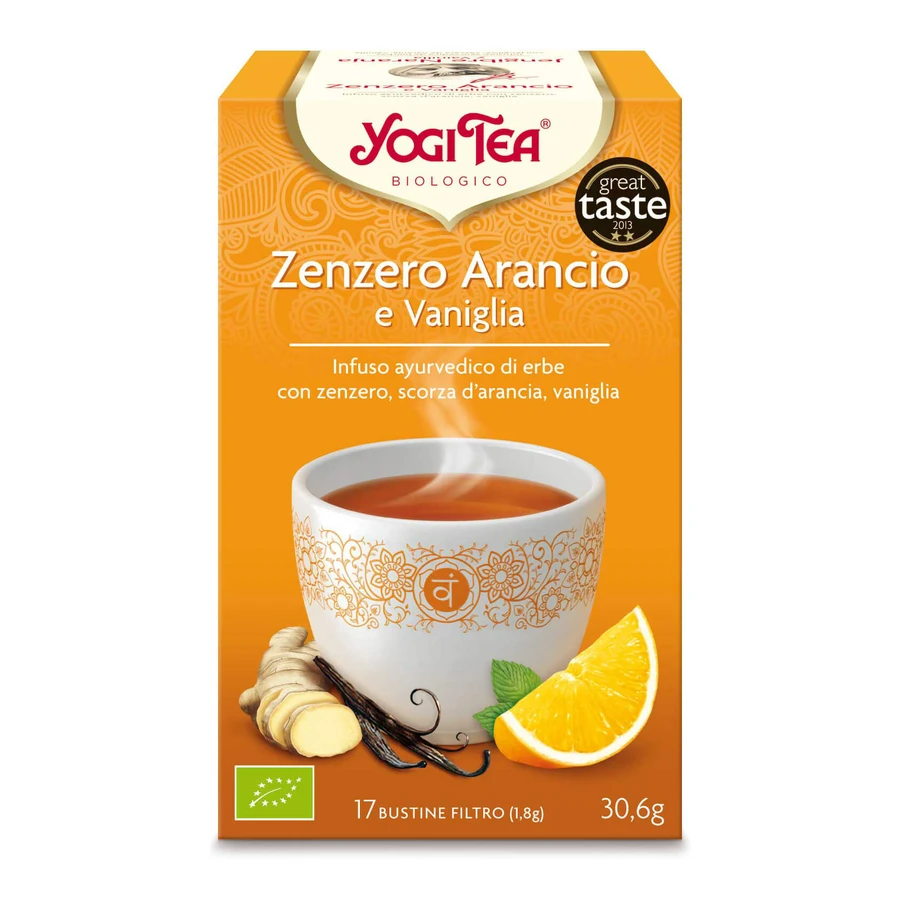 Yogi Tea Ginger Orange și Vanilie Bio