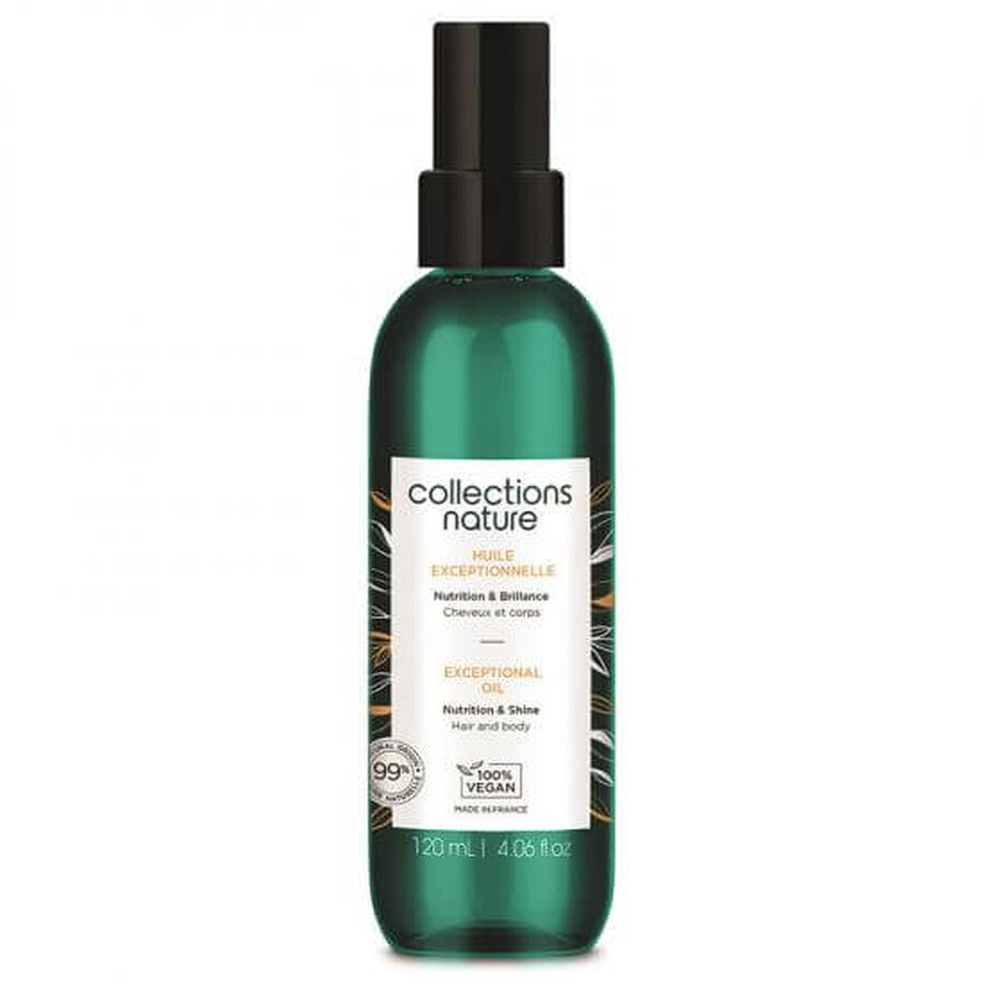 Collections Nature Huile nourrissante pour cheveux et corps, 120 ml, Eugene