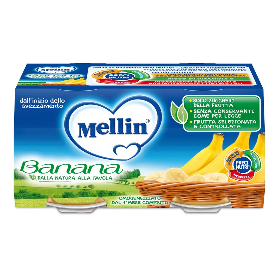 Mellin Banane Homogenisiert 2x100g