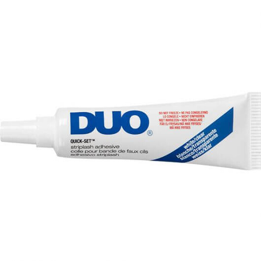 Duo Quick Set adhésif faux gène transparent 7g