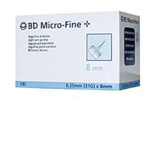 BD AC MICROFIN G31 8MM 100PCS