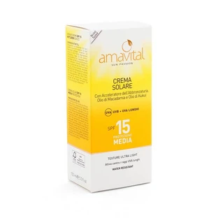 Amavital crema solare viso e corpo SPF 15 150 ml