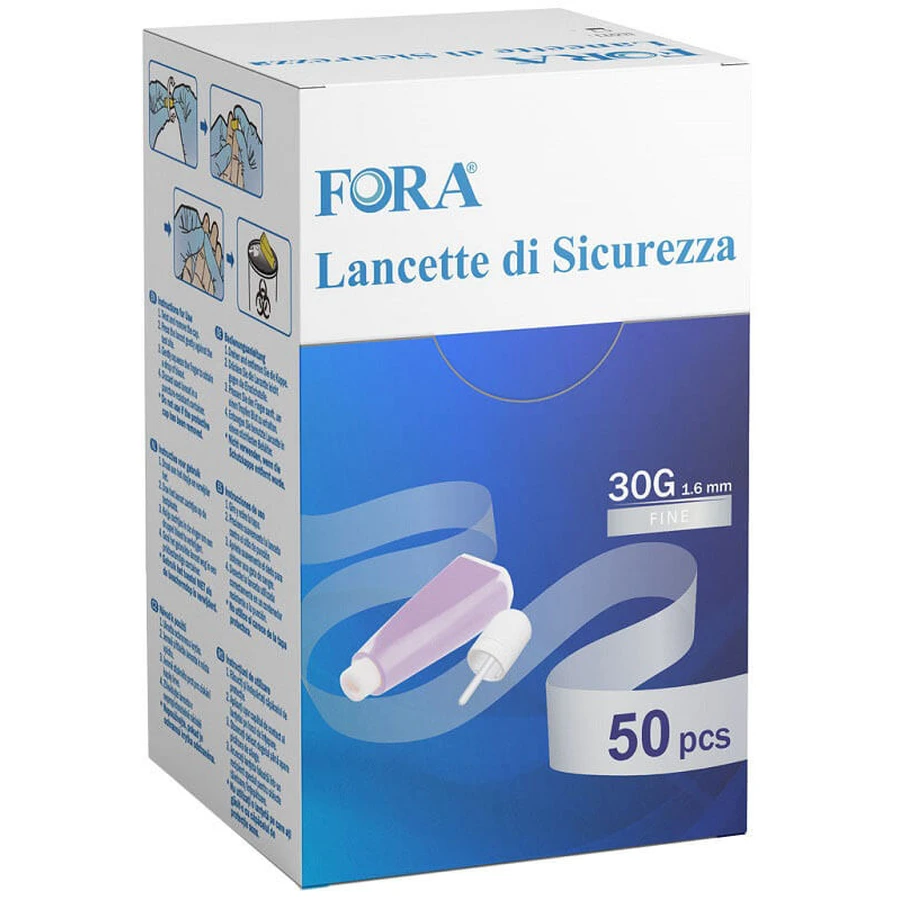 FORA LANCETA DE SIGURANȚĂ 50PCS