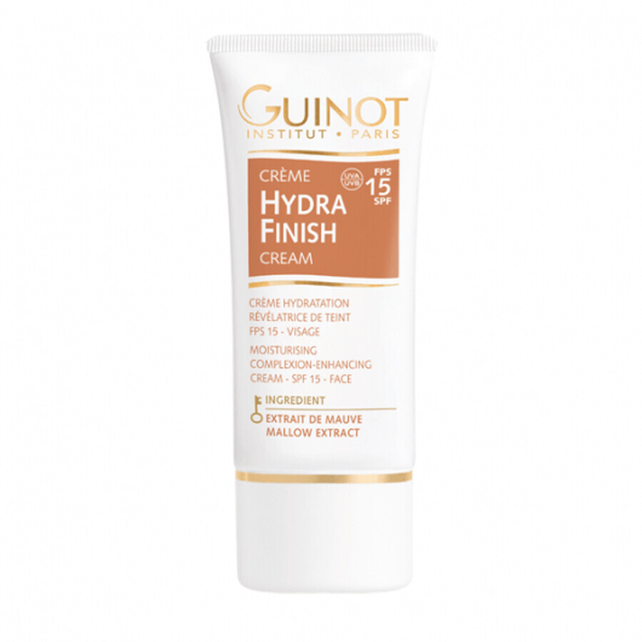 Guinot Hydra Finish Crema Facial SPF 15 efecto hidratante y protección UV 30ml