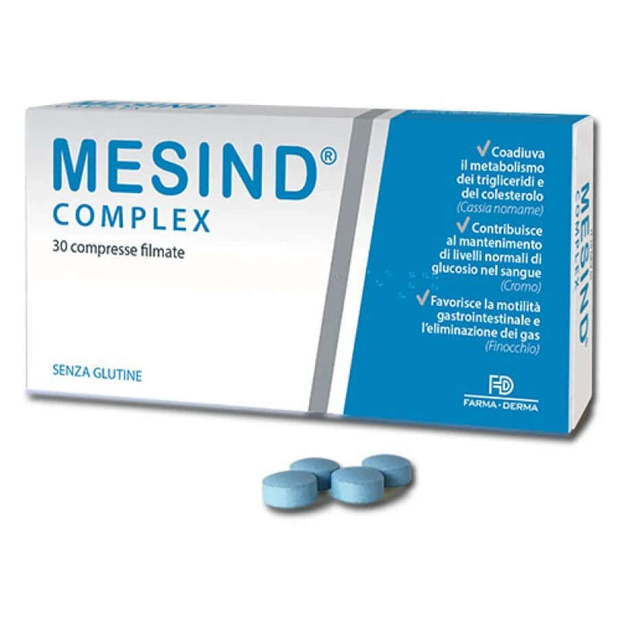 MESIND® COMPLEX FARMA-DERMA 30 tabletek powlekanych: ceny i cechy