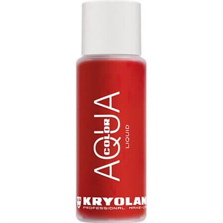 Fard Kryolan Aquacol Wet Make-Up pentru fata si corp 079 Rosu 30ml