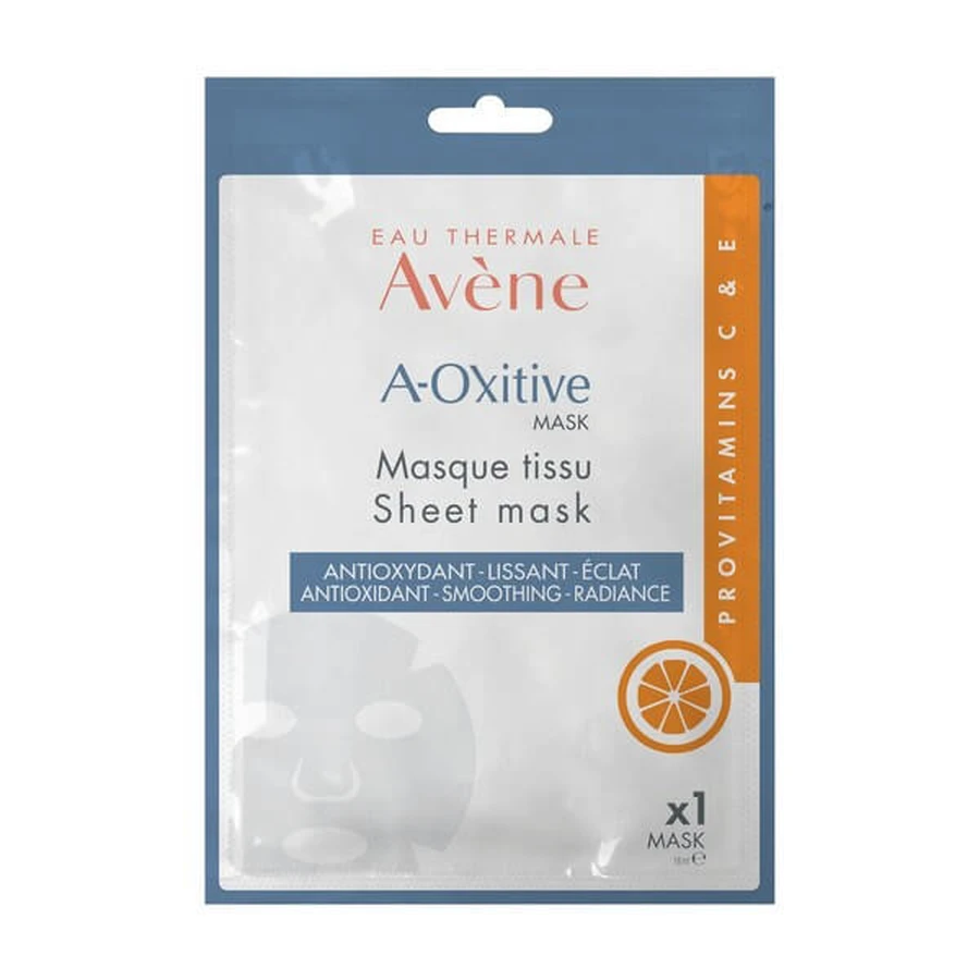 Avène Eau Thermale A-OXitive Antioxidans SOS Stoffmaske - 18 ml