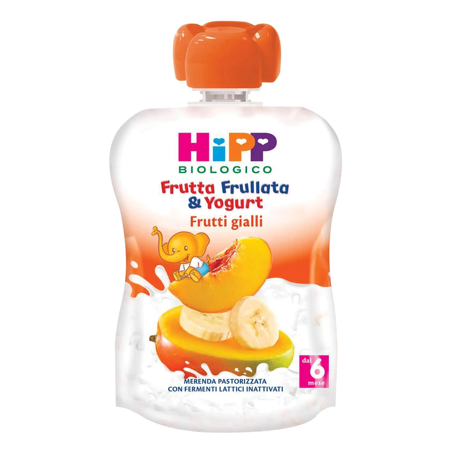 HiPP Chantilly fruits et yaourt Bio fruits jaunes 90g