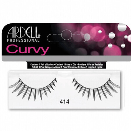 Gene false Ardell Curvy 414 Negro 