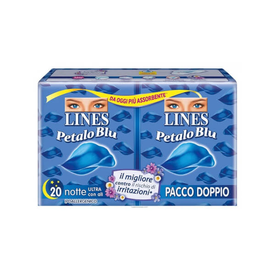 Lines petal night blue 18 pieces