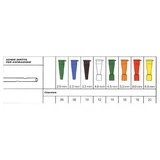 Sonda de Succión Recta Sin Válvula de Control Securflow Via' En Pvc Médico Diámetro Ch16 5.3 Mm Longitud 50 Cm Conector Naranja 1 Pieza