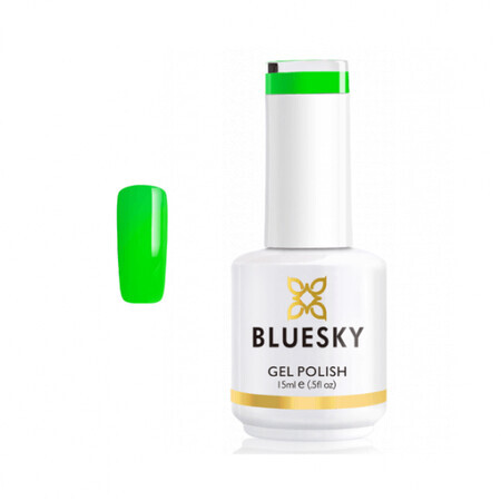 Esmalte de uñas semipermanente Bluesky UV Verde Manzana 15ml 