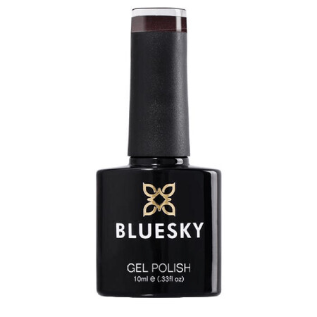 Esmalte de uñas semipermanente Bluesky UV Borgoña oscuro 10ml 