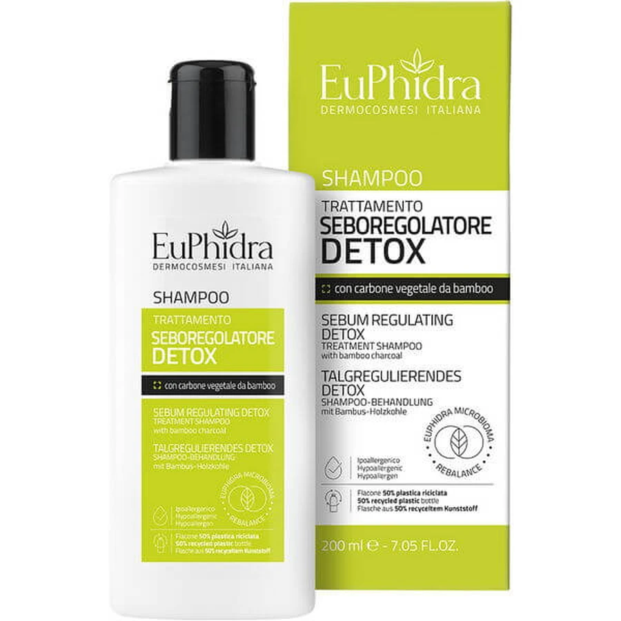 EuPhidra Detox Szampon Seboregulujący 200ml: ceny i cechy