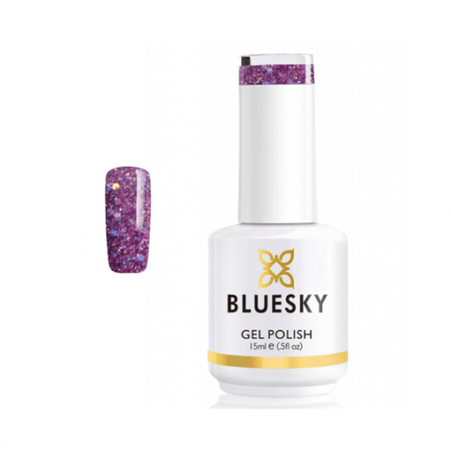 Esmalte de uñas semipermanente Bluesky UV Purple Dream 15ml 