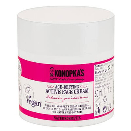 Crème anti-rides active pour le visage, 50 ml, Dr. Konopkas