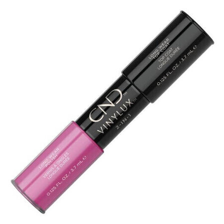 CND Vinylux Hot Pop Pink &amp; Top 2x3.7ml Esmalte de Uñas Semanal 2 en 1