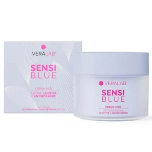 VeraLab Sensi Blue cremă de față calmantă și antirid 50 ml