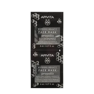 Apivita Propolis Oczyszczająca czarna maska do twarzy 2x8ml