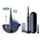 Periuța de dinți electrică reîncărcabilă Oral-B iO 8S Black cu 2 capete de periere și 1 husă de călătorie