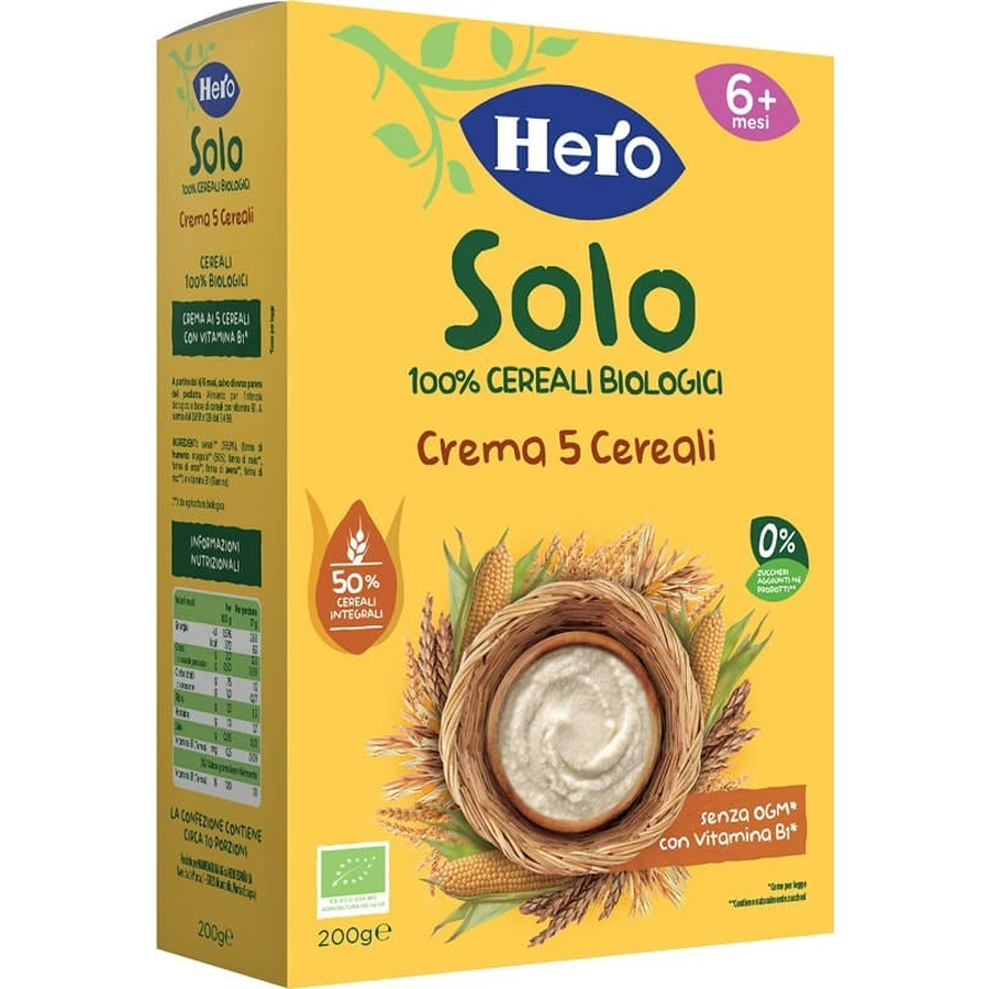 HERO SOLO CREMA 5 CEREALI BIO