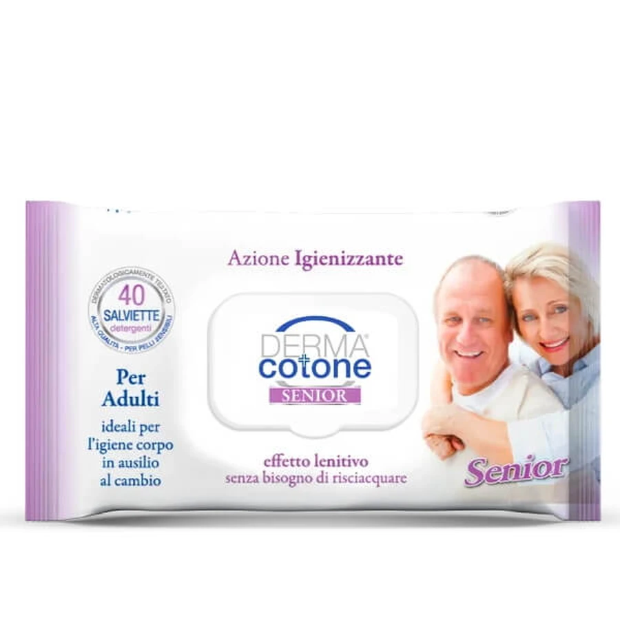 Dermacotton senior doekjes 40 stuks