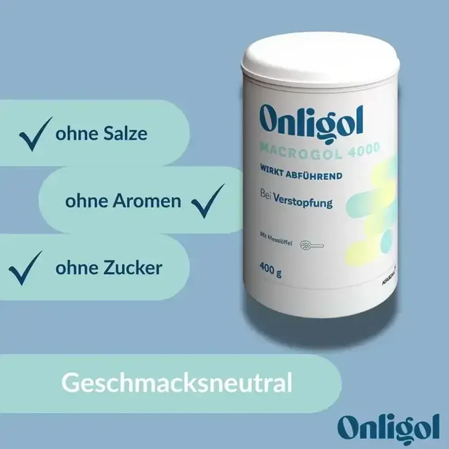 Onligol macrogol 4000 2x400 g zuckerfrei