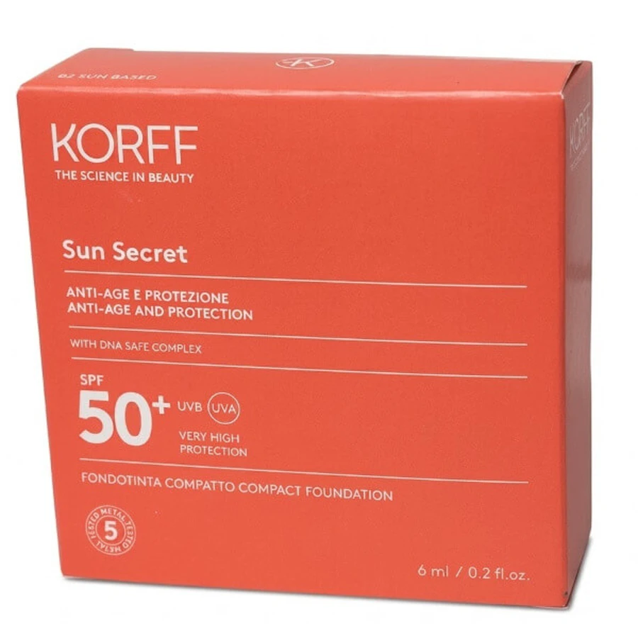 Korff sun secret kompaktowy podkład przeciwsłoneczny spf 50+ 02: ceny i cechy
