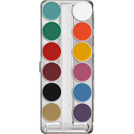 Kryolan Supracolor Make-up Palette 12 Farben