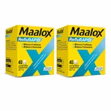 Maalox reflurapid 2x40 comprimidos masticables