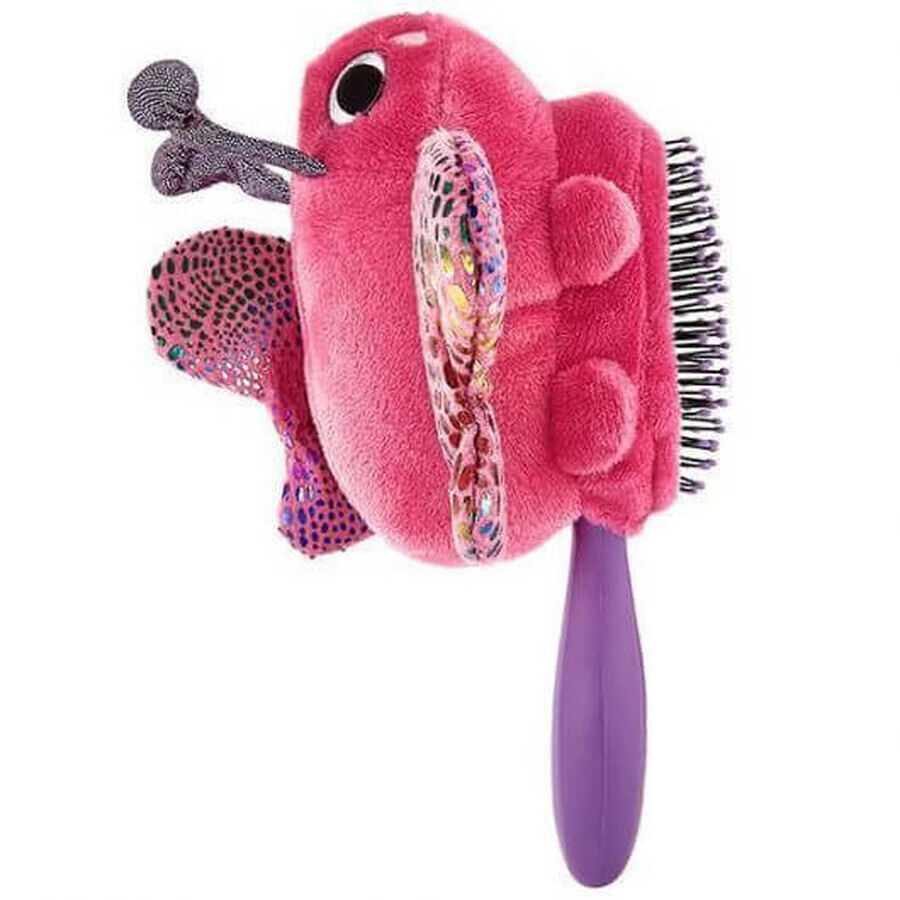 Wet Hair Brush for Kids Plush Butterfly