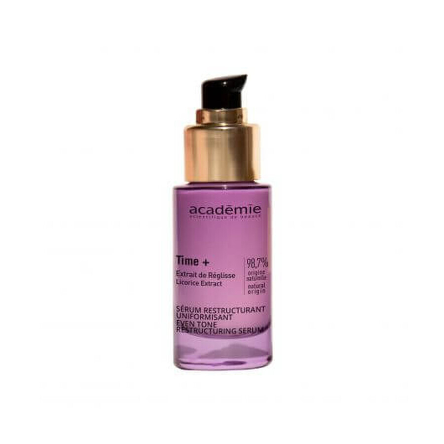 Academie Time Serum + Serum Corrector Antiedad Reestructurante Uniformizante 30ml