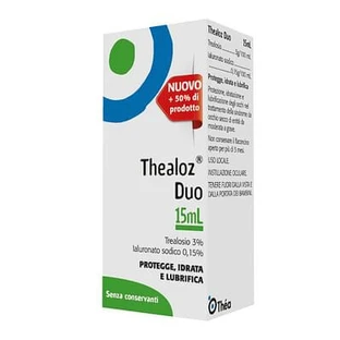 Thea Farma Thealoz Duo Nawilżające krople do oczu 15ml bez konserwantów suche oko
