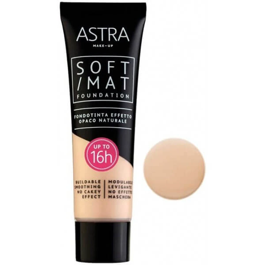 ASTRA SOFT MATTE FOUNDATION NATUURLIJK EFFECT 03 ZAND