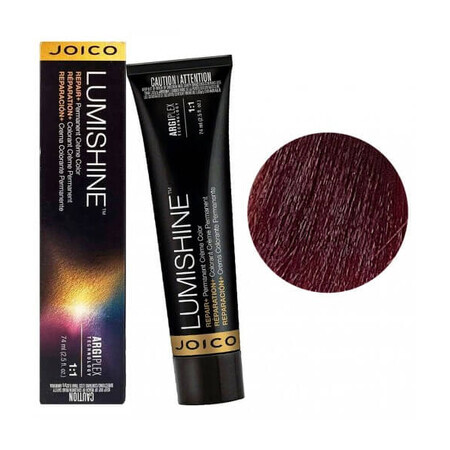 Tintura per capelli permanente professionale Joico Lumishine Permanent Creme 4RRV 74ml