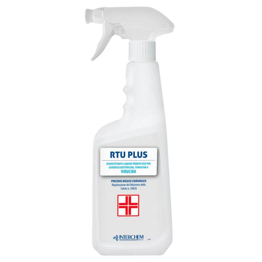 INTERCHEM RTU PLUS LIMPIADOR DESINFECTANTE VIRUCIDA 750 ML