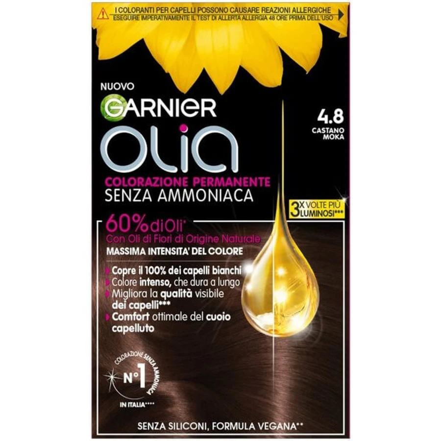 GARNIER OLIA PERMANENTE KLEURING 4.8 MOKKA BRUIN