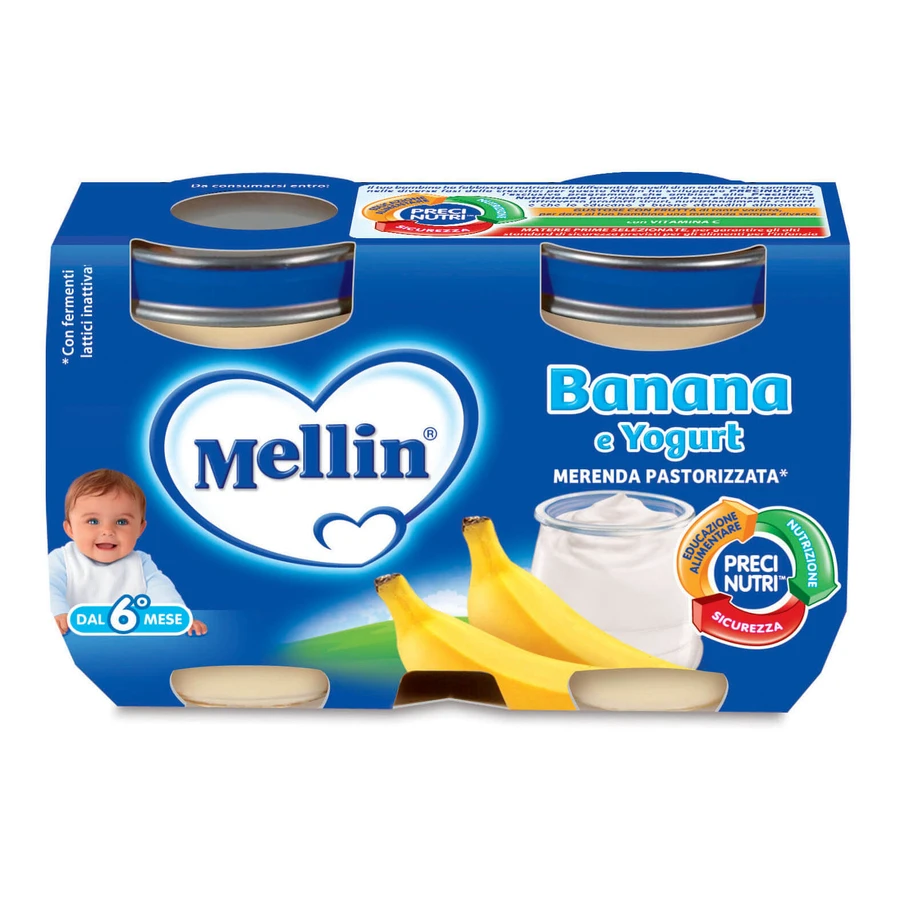 Mellin Snack Yogurt Banana 2x120g