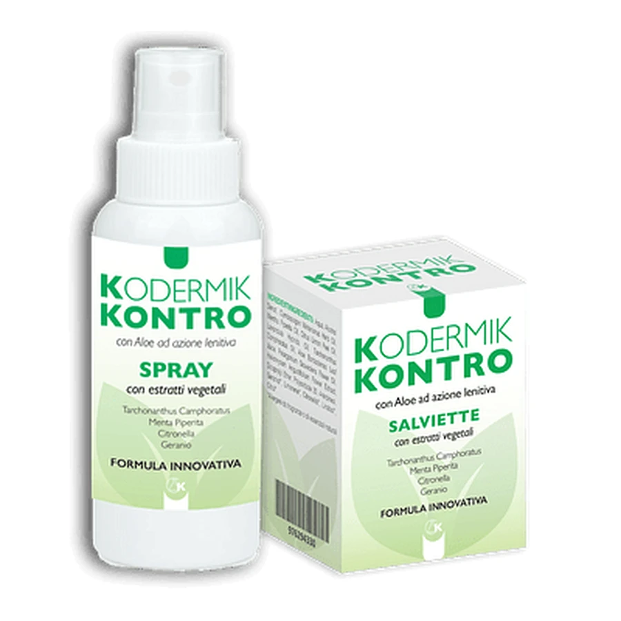 Kodermik Kontro Soothing Wipe 10 lingettes dans une enveloppe unique