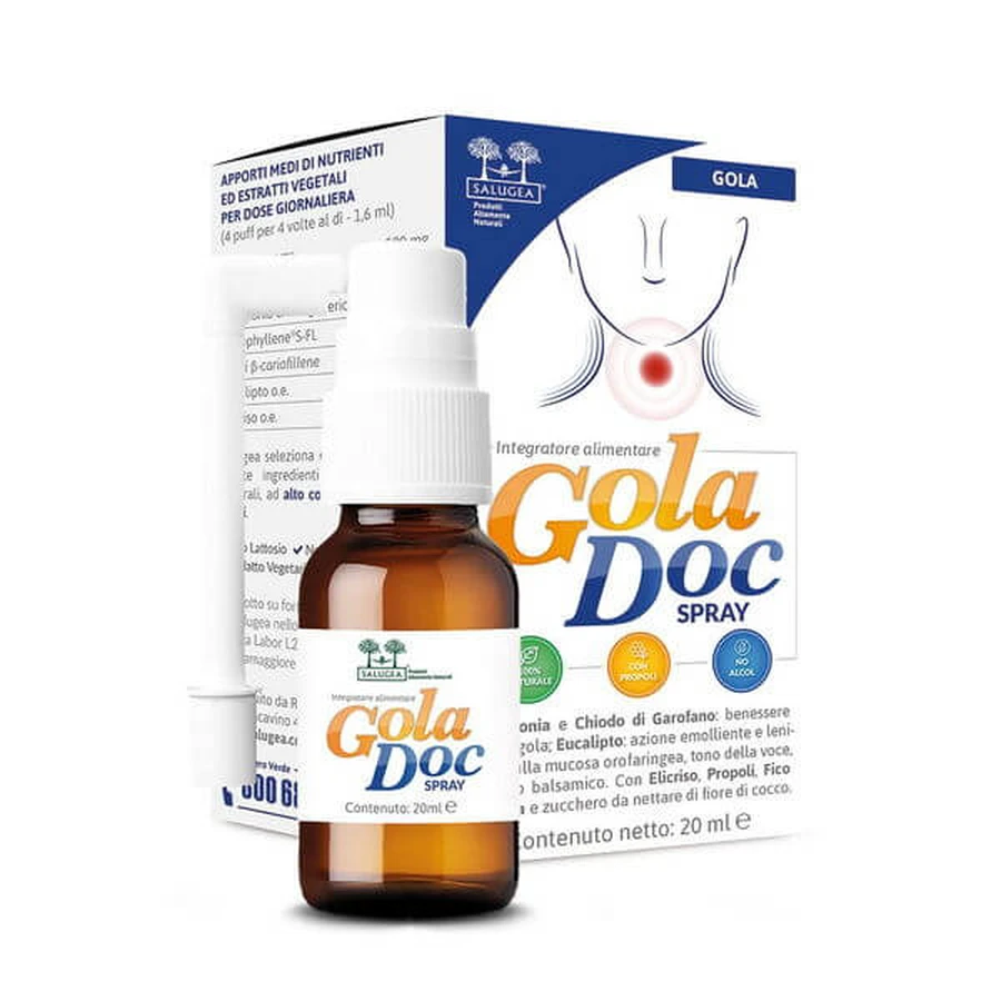 Salugea GolaDoc Spray supliment alimentar 20ml