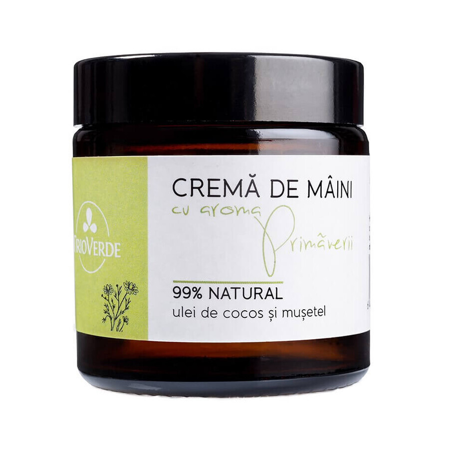 Crema de Manos Perfumada Primavera, 120 ml, Trío Verde