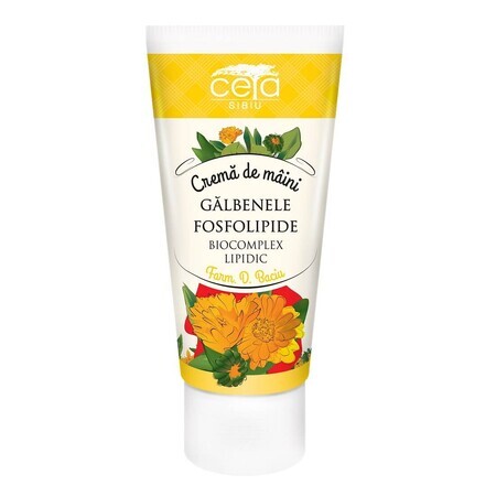 Handcreme mit Ringelblumenextrakt und Phospholipiden, 50 ml, Ceta Sibiu