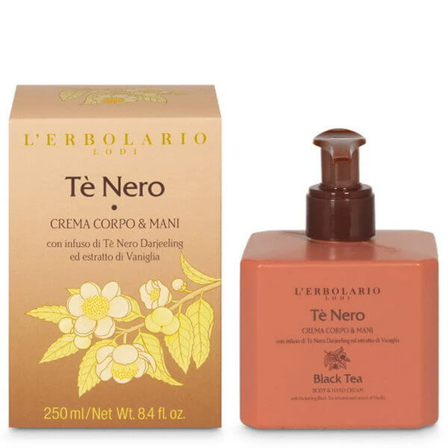 Cremă de mâini și corp cu ceai negru250ml