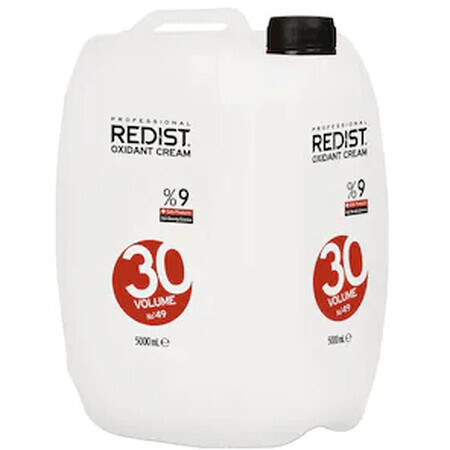 Crème colorante oxydante pour cheveux Vitality's 30 Volume 5000ml