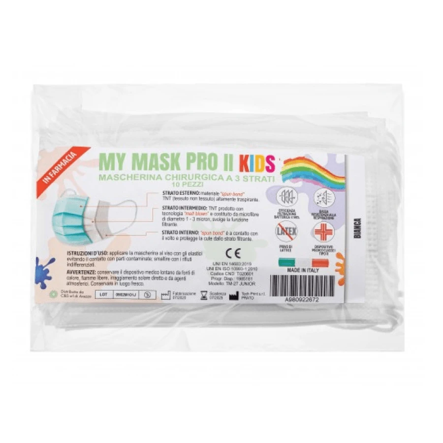 MY MASK PRO II SMALL Kids 10 Pieces
